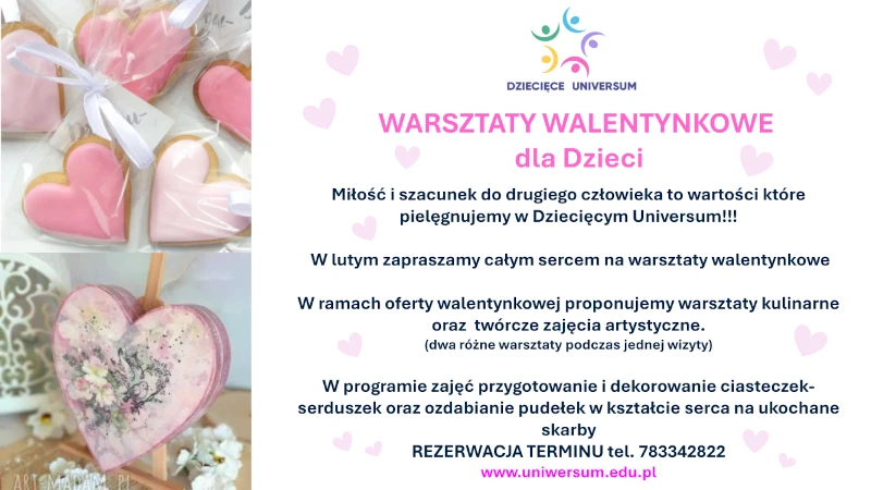 Warsztaty walentynkowe dla dzieci